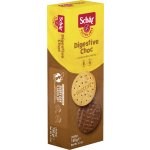 Schär Digestive choc sušenky bez lepku s cereáliemi polomáčené v mléčné čokoládě 150 g – Zboží Dáma