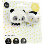 Tm toys GAGAGU Plyšové chrastítko na ruku Opice Panda – Zboží Mobilmania