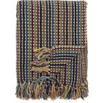 Bloomingville přehoz na postel z recyklované bavlny Lazzario multi 130 x 160 cm – Sleviste.cz