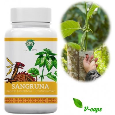 Oro Verde SangrUňa Uňa de Gato & Sangre de Drago VEGA kapsle 100 x 350 mg – Zboží Mobilmania