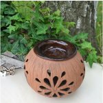 Nebe doma aroma lampa s květem 15 cm tmavá – Zboží Dáma