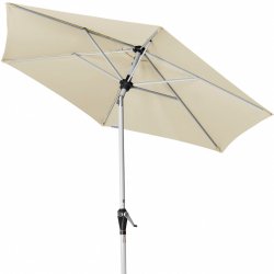 Doppler ACTIVE 210 cm - slunečník s automatickým naklápěním kličkou přírodní