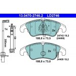 ATE 13.0470-2746.2 Sada brzdových destiček, kotoučová brzda (13.0470-2746.2) | Zboží Auto