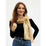 Hedvábná šála zlatá – Zboží Dáma