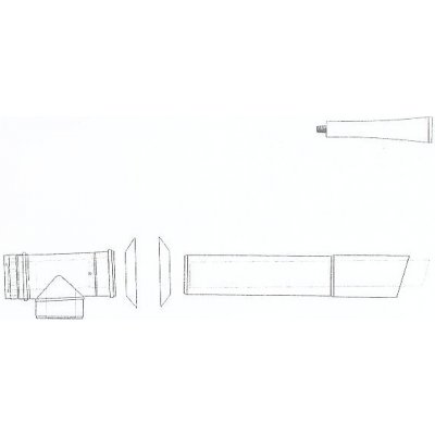 Almeva Univerzální sestava fasádního odkouření 60/100 mm - 1 m PPH-PPH SetKR5 – Hledejceny.cz