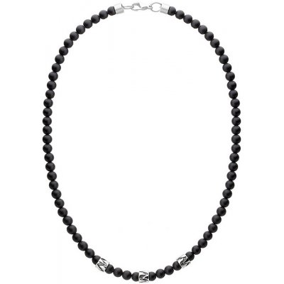 Manoki Pánský korálkový náhrdelník Stefano onyx etno styl WA577B Černá od  899 Kč - Heureka.cz