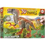 Educa 3D puzzle dinosaurus Velociraptor 64 ks – Zbozi.Blesk.cz
