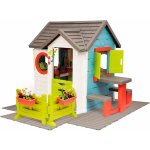 Smoby Domeček se zahradní restaurací Chef House DeLuxe s grilem a sekačkou Black&Decker