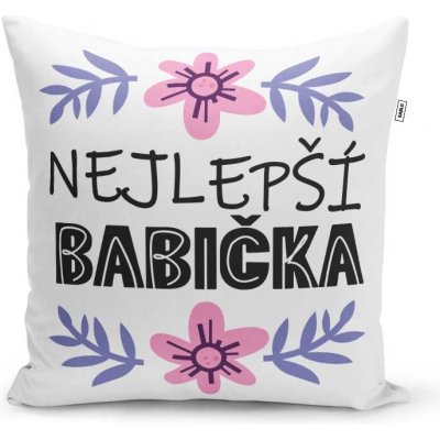 Sablio Polštář Nejlepší babička 40x40 – Zboží Dáma