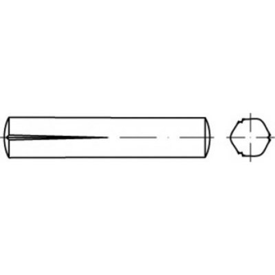 TOOLCRAFT TO-5438550 rýhovaný lícovaný kolík 1.5 mm ocel 250 ks – Hledejceny.cz