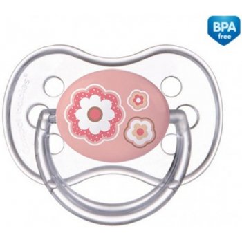 Canpol babies Newborn Baby silikon symetrický růžová