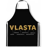 Impar Zástěra Ženská jména Gold Vlasta – Hledejceny.cz