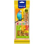 Vitakraft KRÄCKER tyčinky MIX ANDULKA kiwi & pomeranč & sezam 90 g – Hledejceny.cz