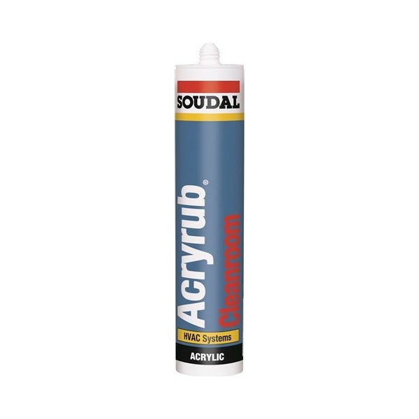  SOUDAL Acryrub Clean Room jednosložkový tmel 300g šedý