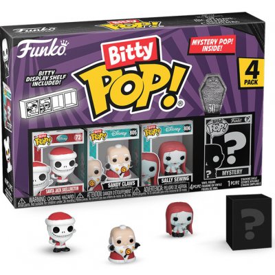 Funko Bitty POP! Disney The Nightmare Before Christmas Santa Jack Skellington 4-pack – Hledejceny.cz