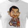 Pánské Tričko Tričko Mr. Bean se zlobí S Bílá