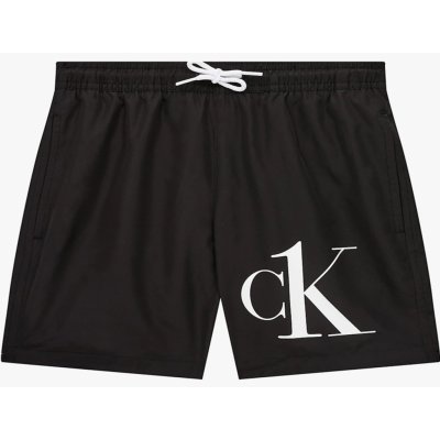 Medium Drawstring Plavky Calvin Klein Černá