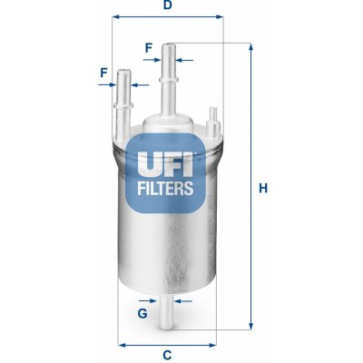 Palivový filtr UFI 31.833.00 – Zbozi.Blesk.cz