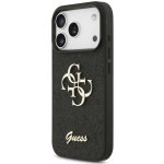 Guess PU Fixed Glitter 4G Metal Logo pro Apple iPhone 17 Pro, černá – Hledejceny.cz