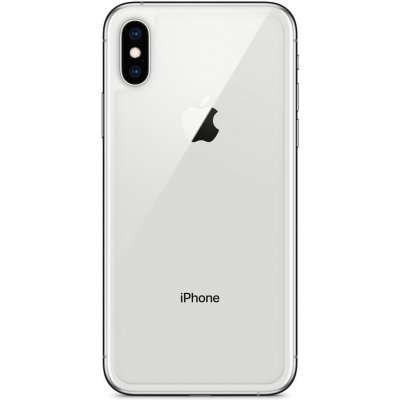 Apple iPhone XS Max - Zadní sklo housingu + sklíčko zadní kamery - bílé – Zbozi.Blesk.cz