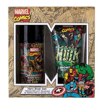 Marvel Comics Hero deospray 150 ml + sprchový gel 150 ml dárková sada