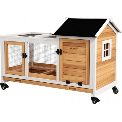 PawHut 108 x 58 x 73,5 cm žlutá – Zboží Dáma