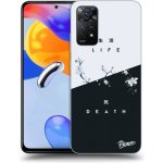 Pouzdro Picasee silikonové Xiaomi Redmi Note 11 Pro 5G - Life - Death černé – Hledejceny.cz