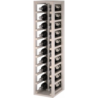 Expovinalia Regál na víno CANEDO II Borovice s bílým nátěrem – Hledejceny.cz