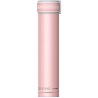 Asobu Termoska THERMOBECHER Hrnek na kávu z nerezové oceli Light Pink SKINNY MINI 230 ml