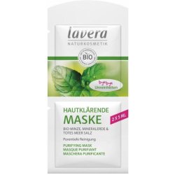 Lavera hloubková čistící maska Bio Máta sůl z mrtvého moře & minerální jíl Purifying Cleansing Mask 2 x 5 ml