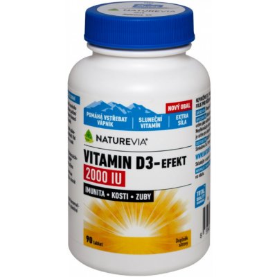 Swiss naturevia vitamin D3 efekt 1000 iu 180 tablet – Zboží Mobilmania