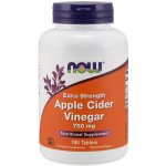 Now Foods Foods Apple Cider Vinegar Extra Strength Jablečný ocet 750 mg 180 tablet – Hledejceny.cz