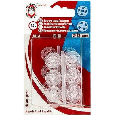 BELLATEX Knoflíky stiskací přišívací průměr 13 mm 12 ks – Zboží Dáma