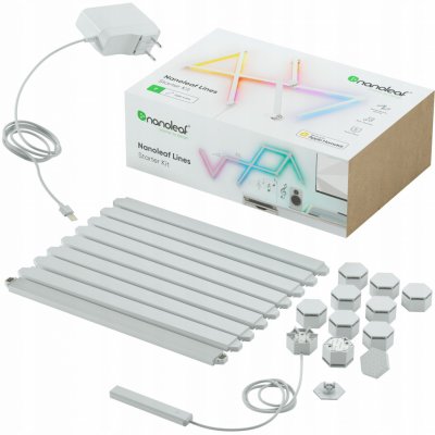 Nanoleaf Lines Starter Kit 9PK NL59-K-0002LW-9PK-EU – Zbozi.Blesk.cz