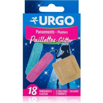 URGO GLITTER třpytivé dětské náplasti 18 ks