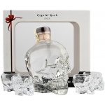 Crystal Head Vodka 40% 0,7 l (dárkové balení 4 sklenice) – Zboží Dáma