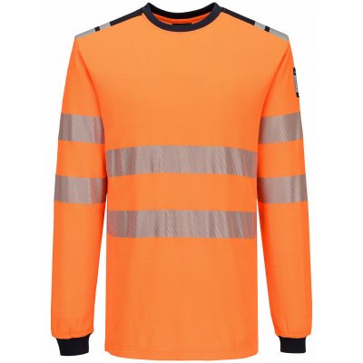 Portwest MODAFLAME PW3 FR736 Pánské tričko s dlouhým rukávem oranžová/navy L – Zboží Dáma