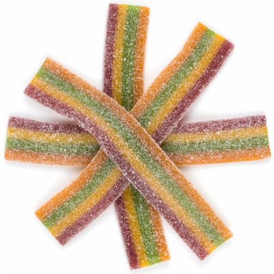 Nutsman Želé kyselé pásky duhové velké 1 kg – Hledejceny.cz