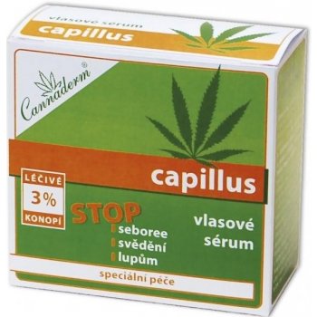 Cannaderm Stimulační sérum na vlasy s kofeinem Capillus 8 x 5 ml