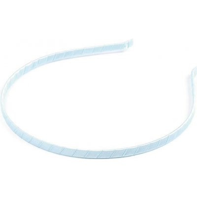 Saténová čelenka do vlasů Varianta: 10 modrá ledová, Balení: 1 ks – Zboží Mobilmania