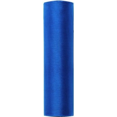 Organza tmavě modrá 16cm/9m – Zboží Dáma