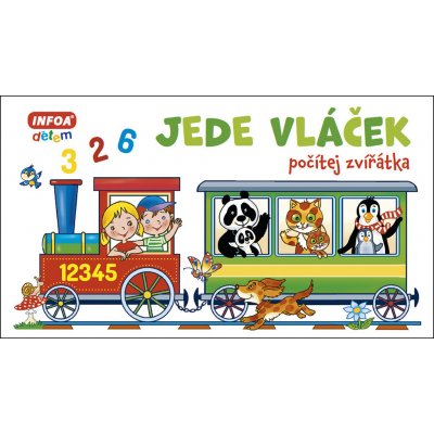 Jede vláček - Počítej zvířátka