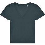 B&C tričko s výstřihem Modrošedá – Sleviste.cz