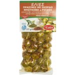 Laios zelené olivy bez pecky s česnekem oreganem a chilli 125 g – Zboží Dáma