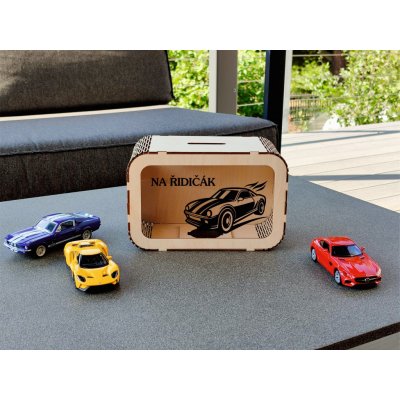 Dřevěná pokladnička Na auto D-decor – Hledejceny.cz