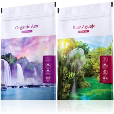 Energy Acai Pure powder 100 g + Raw Aguaje 120 kapslí
