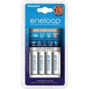 Panasonic Eneloop Charger BQ-CC55 + 4 x R6/AA Eneloop 2000mAh BK-3MCCE K-KJ55MCC40E