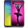 Pouzdro a kryt na mobilní telefon Samsung Pouzdro Head Case Samsung Galaxy S10e BALERÍNA SILUETA