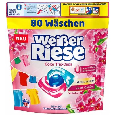 Weisser Riese Color Trio Caps Aromaterapie Orchidejový a makadamový olej 80 PD – Zboží Mobilmania