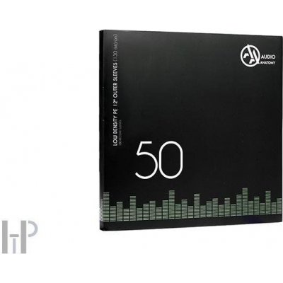 Audio Anatomy VINYL OUTER PVC SLEEVES: Vnější obal pro LP 50 ks – Hledejceny.cz